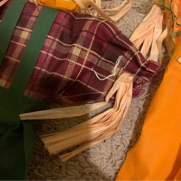 Bundle of 5 country thanksgiving / fall scarecrow decor - Picture 3 of 4